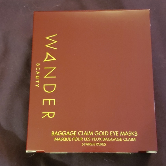 Wander Beauty Other - Wander Beauty baggage claim gold eye masks